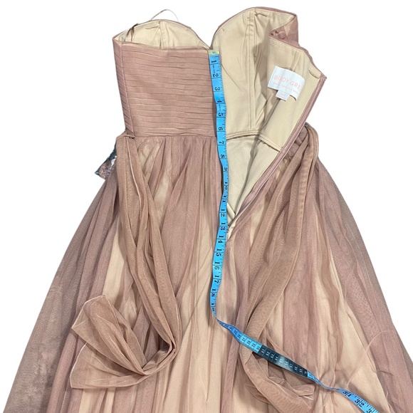 NWT Birdy Grey Womens S Christina Convertible Bridesmaid Maxi Dress Sandy Mauve - Picture 14 of 16